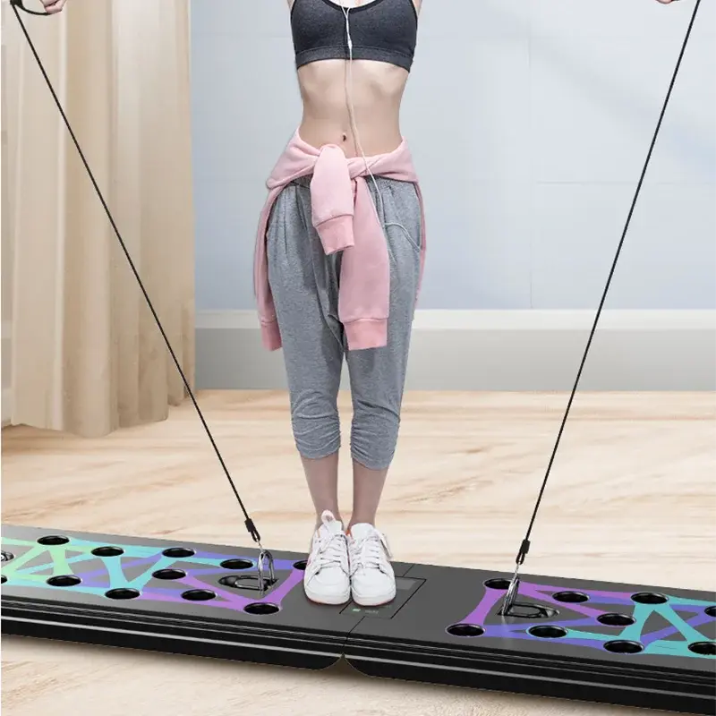 Push-ups Board Foldable Push Up Stand Portable Fitness Equipment For Abdominal Muscle Sports Exercise Gym Bodybuilding Equipment